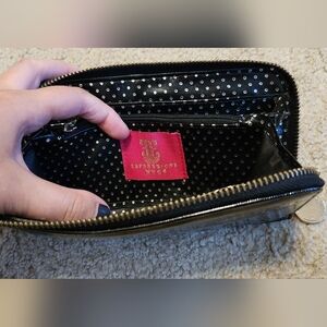 Black Glitter Expressions NYC Full Size Wallet